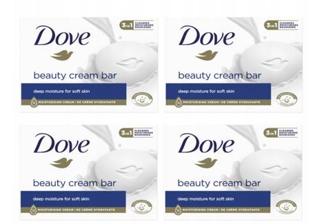 DOVE mydło w kostce- 4x90G CREAM BAR