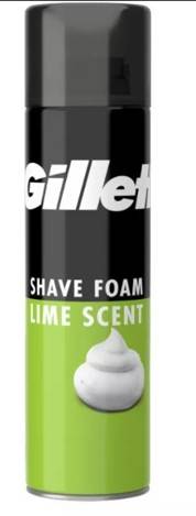 GILLETTE pianka do golenia 200ml CYTRYNOWA