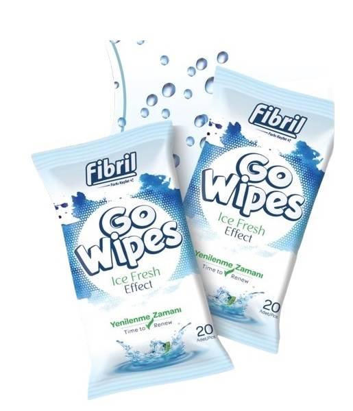 CHUSTECZKI odświeżające - 20szt GO WIPEE Ice Fresh