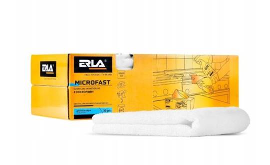 ERLA MICROFAST zestaw mikrofibry ściereczki 30 szt