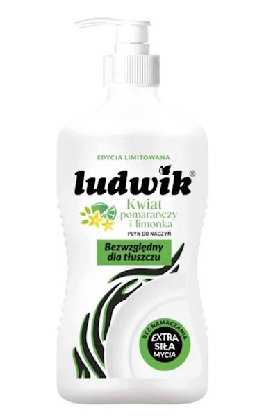 LUDWIK 750ml płyn do naczyń pompka POMARAŃCZ