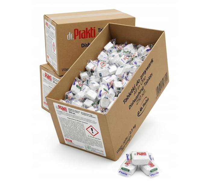 DR PRAKTI tabletki do zmywarki 250szt all in one 
