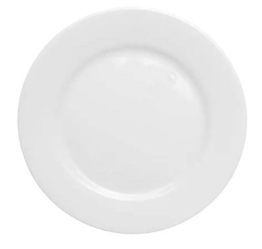 LUBIANA  TALERZ 19cm śniadaniowy biały KASZUB