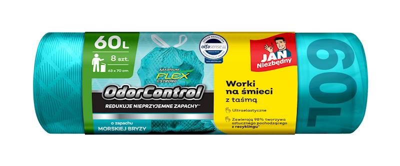 WORKI 60L 8szt z taśmą ZAPACHOWE /30/JAN NIEZB.