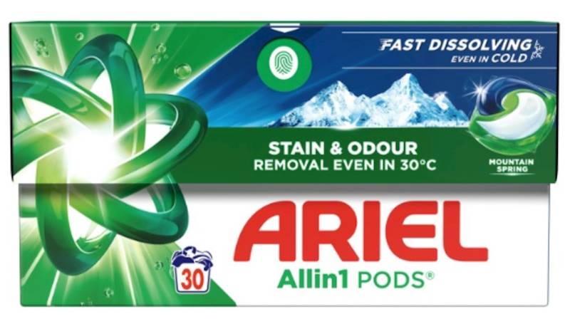 ARIEL kapsułki do prania 30 szt WHITE do piałego