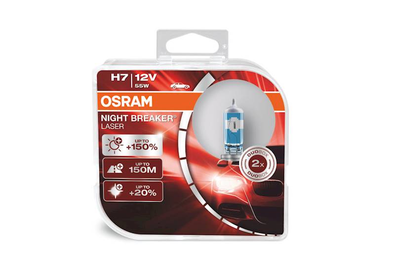Żarówka H7 12V 55W NIGHT BREAKER +150% OSRAM