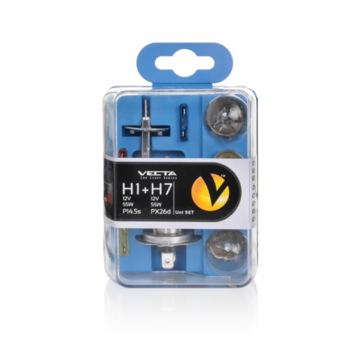 Żarówka H1+H7 KPL