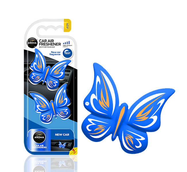 Zapach Aroma fancy shapes butterfly new car