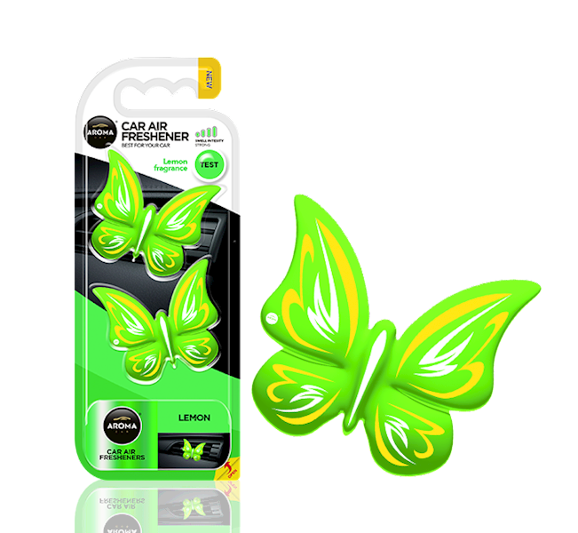 Zapach Aroma Fancy shapes butterfly lemon