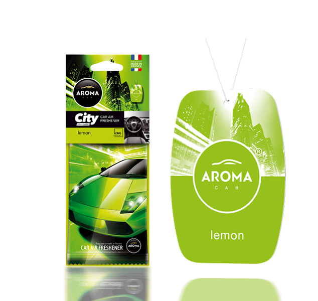 Zapach Aroma Car city card- lemon