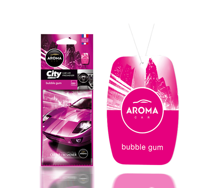 Zapach Aroma Car city card - bubble gum