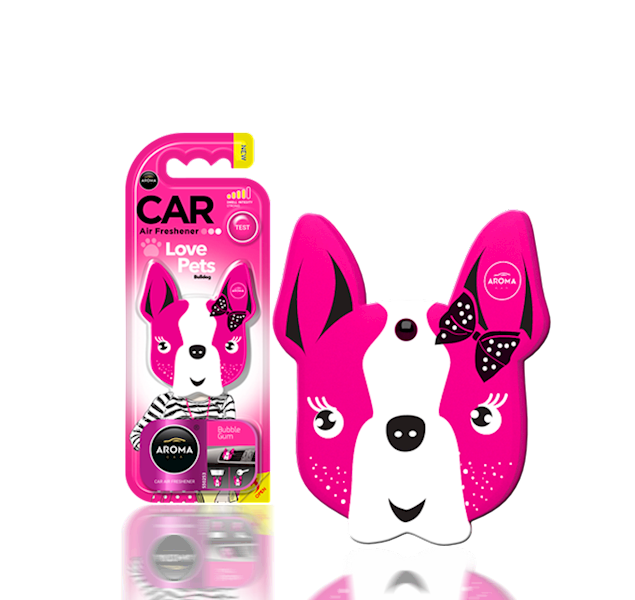 Zapach Aroma car dog pink blossom