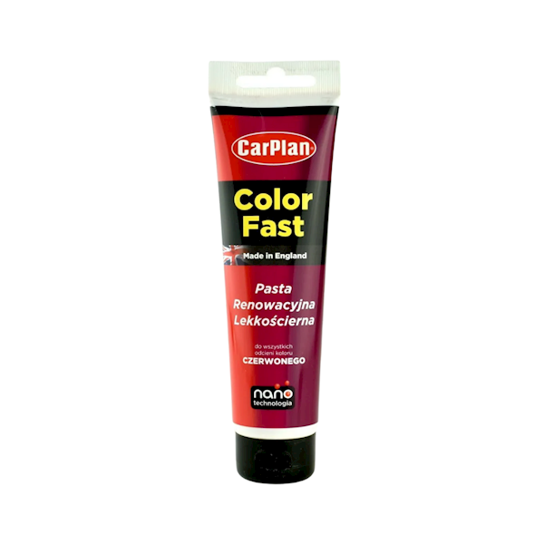Pasta CarPlan color CZERWONA 150g