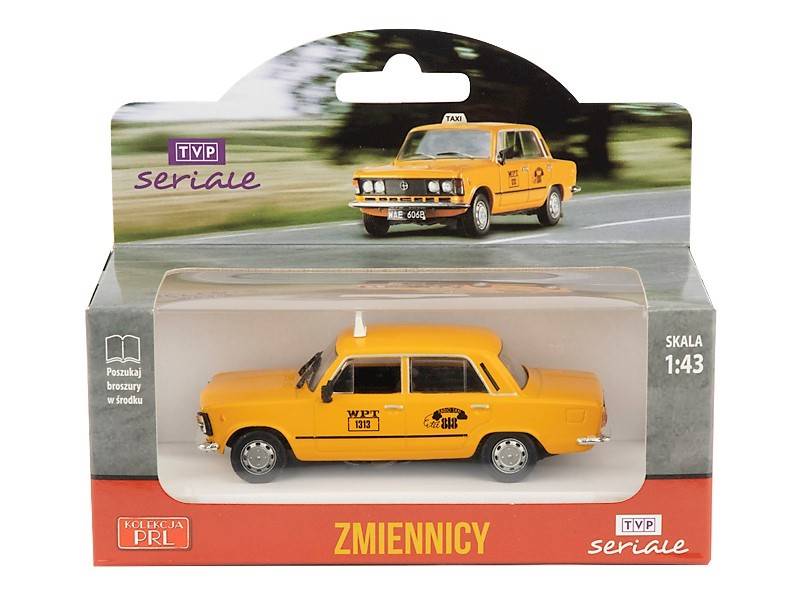 Model FIAT 125p ŻÓŁTY "TAXI" 1:43