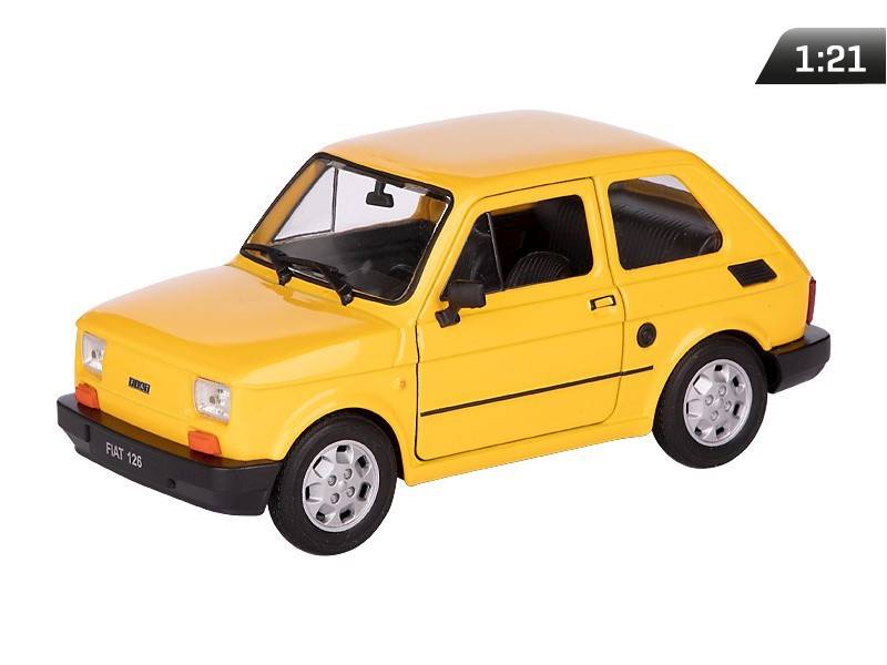 Model Fiat 126p ŻÓŁTY