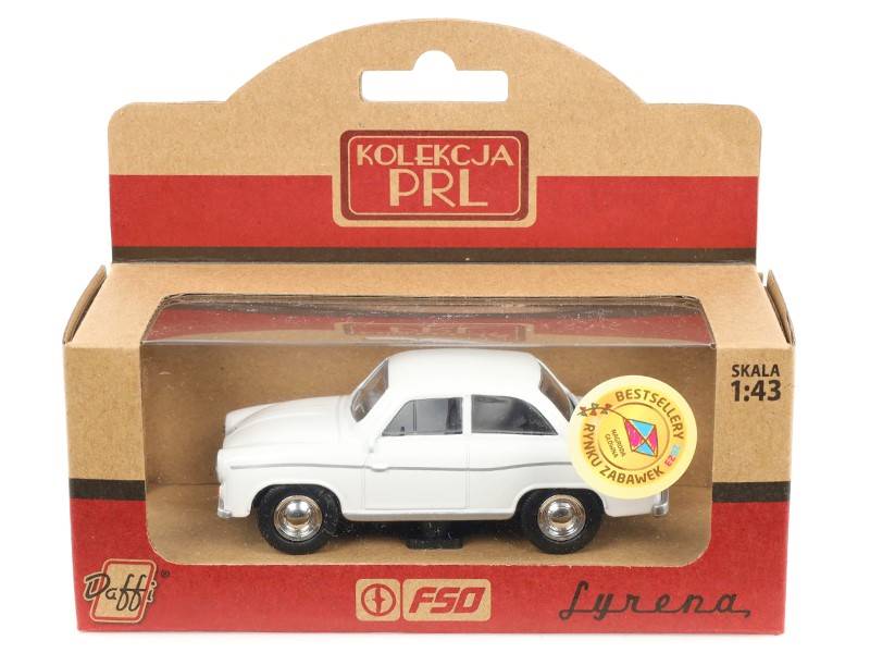 Model SYRENA 104 BIAŁY 1:43