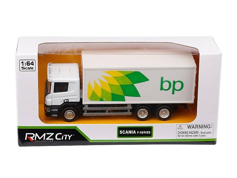 Model SCANIA CIĘŻARÓWKA BP BIAŁA