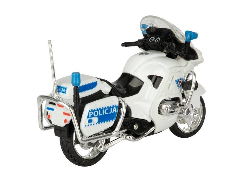 Model MOTOCYKL POLICJA BIAŁY