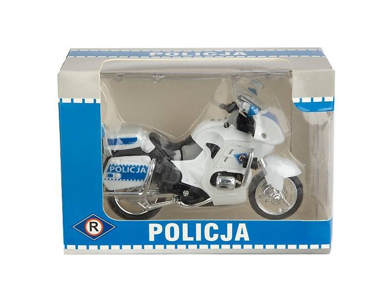 Model MOTOCYKL POLICJA BIAŁY