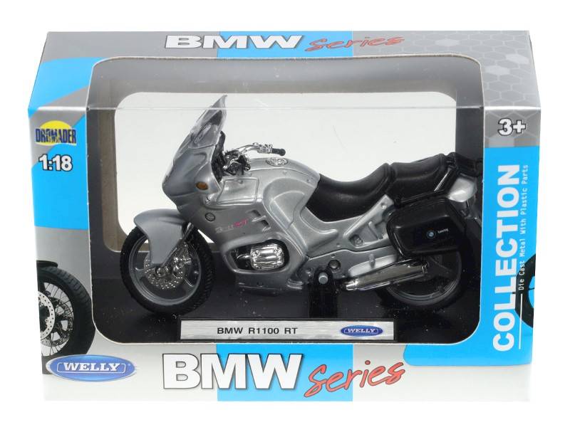 Model MOTOR BMW R1100 RT SREBRNY 1:18