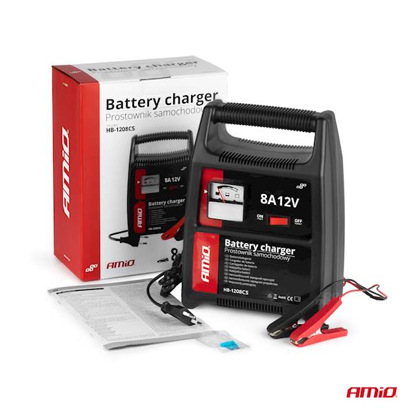 Prostownik 12V 8A AMIO 02086