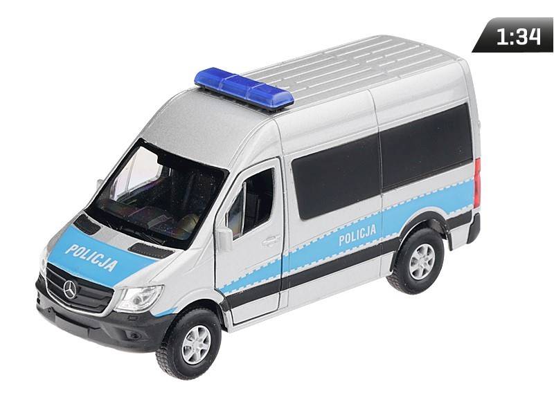 Model MERCDES-BENZ SPRINTER POLICJA SREBRNY