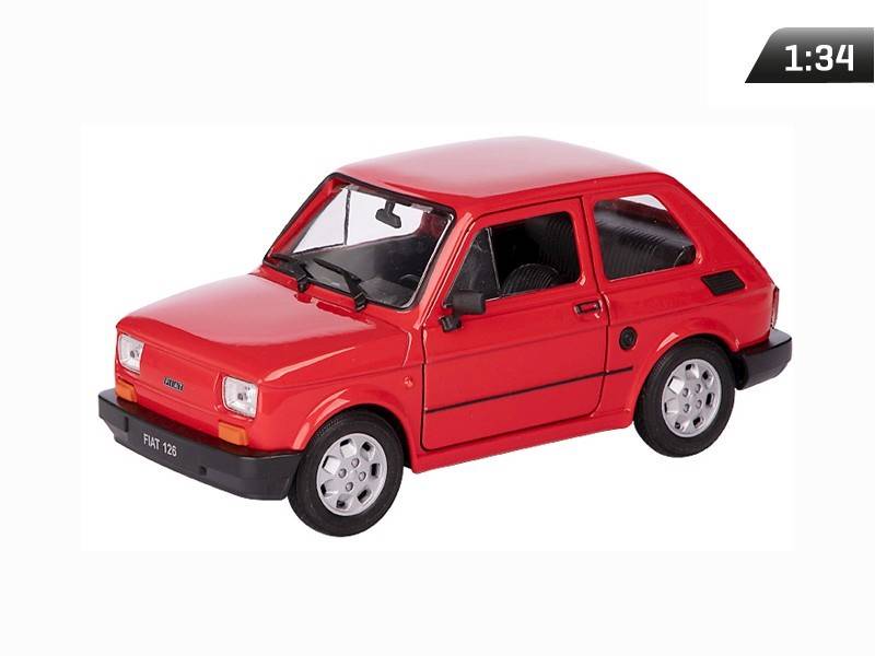 Model FIAT 126p 1:34 CZERWONY