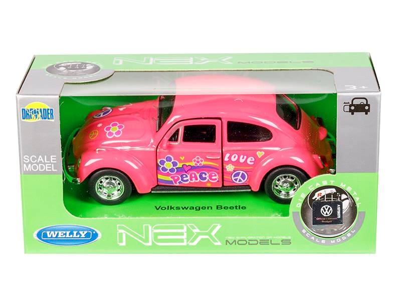 Model VW THE BEETLE RÓŻOWY 1:32