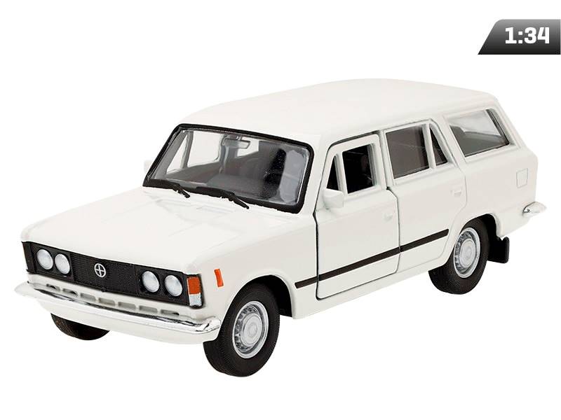 Model fiat 125p KOMBI BIAŁY 1:34