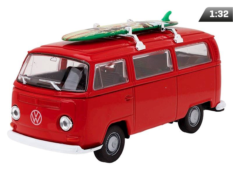 Model VW BUS T2 czerwony 1972r.1:32
