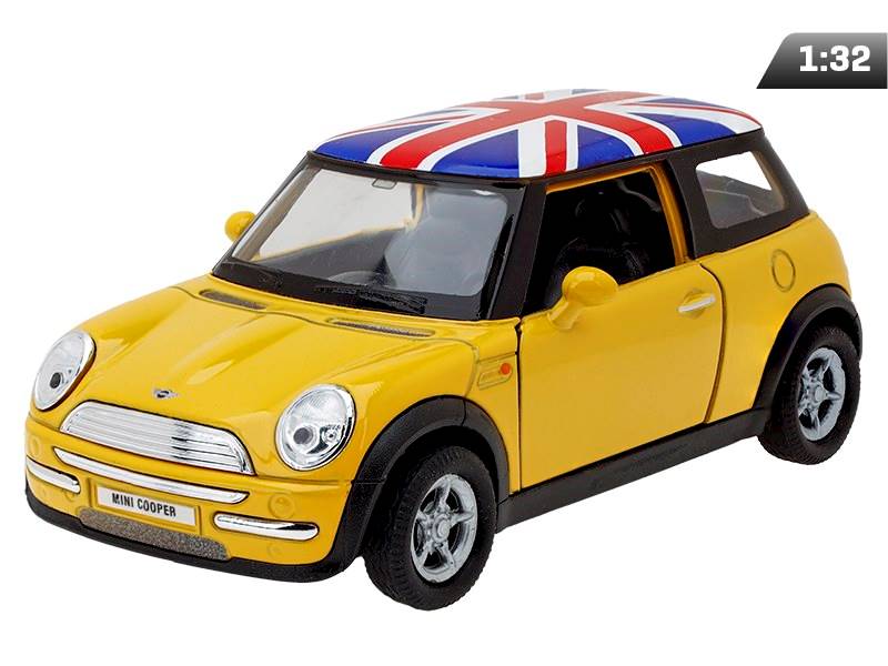 Model MINI COOPER ŻÓŁTY 1:32