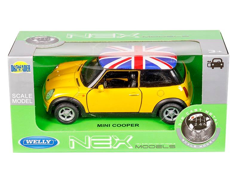 Model MINI COOPER ŻÓŁTY 1:32