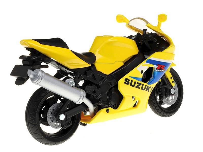 Model Motor SUZUKI GSX-R600 ŻÓŁTY 1:18