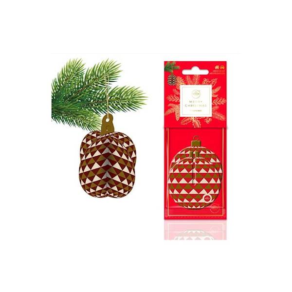 Zapach AROMA 3D BAUBLE RED&GOLD GINGERBREAD
