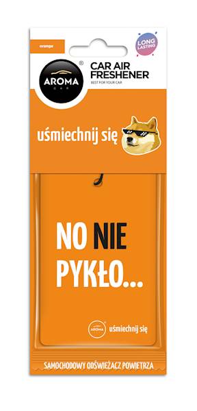 Zapach AROMA CAR LETS SMILE ORANGE