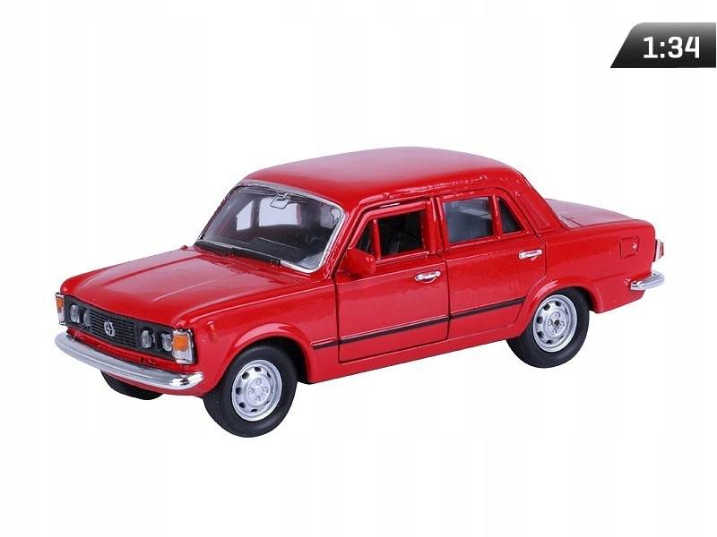 Model FIAT 125p 1:34 CZERWONY