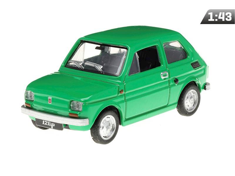 Model FIAT 126P zielony 1:43
