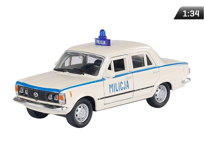 Model FIAT 125P MILICJA BIAŁY