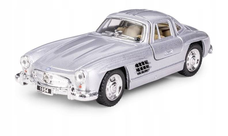 Model Mercedes-Benz 300SL, srebrny