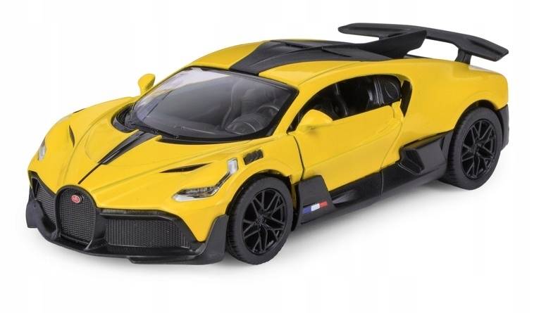 Model Bugatti Divo, żółty