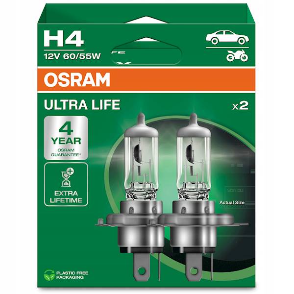 Żarówka 12V H4 60/55W OSRAM ULTRA LIFE 