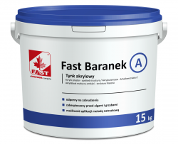TYNK AKRYLOWY FAST BARANEK A  gran.1,5mm (15kg/op.)