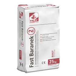 TYNK MINERALNY FAST BARANEK gran. 2,5mm (25kg/op.) BIAŁY