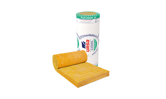 URSA PLATINUM 32 gr.100mm (5,00m2/rol.) (120,00m2/pal.)