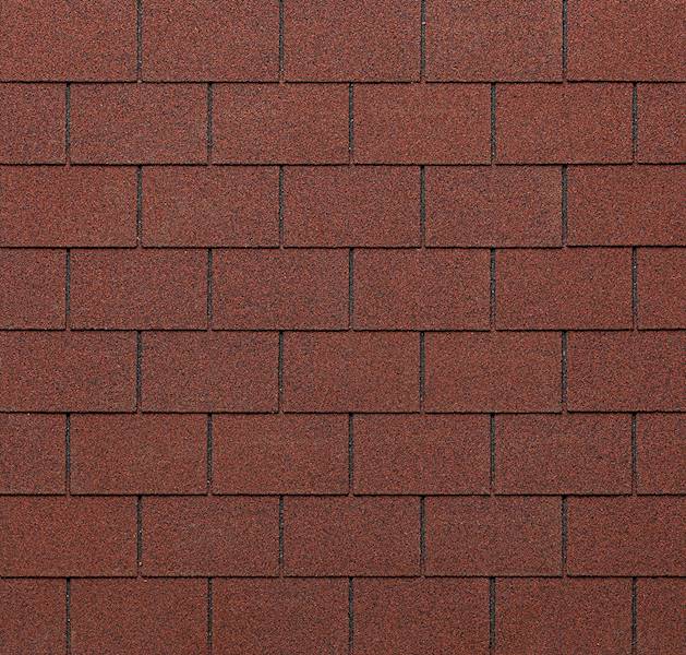 GONT ECOROOF RECTANGULAR MIXED RED-013 gr.3,0mm (2,32m2/op.)
