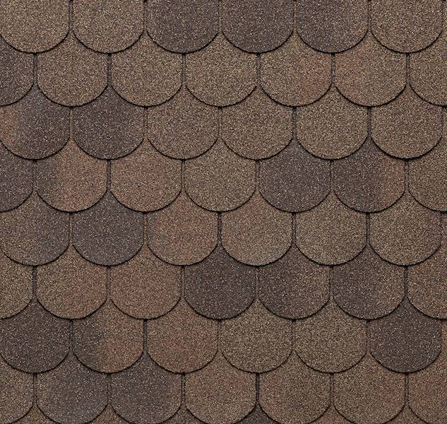 GONT TOP SHINGLE TRADITIONAL SHADED BROWN-535 gr.3,0mm (3,50m2/op.)