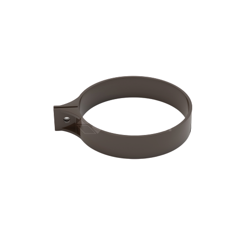 GAMRAT PVC OBEJMA RURY SPUSTOWEJ (110) BRĄZ (RAL 8019)