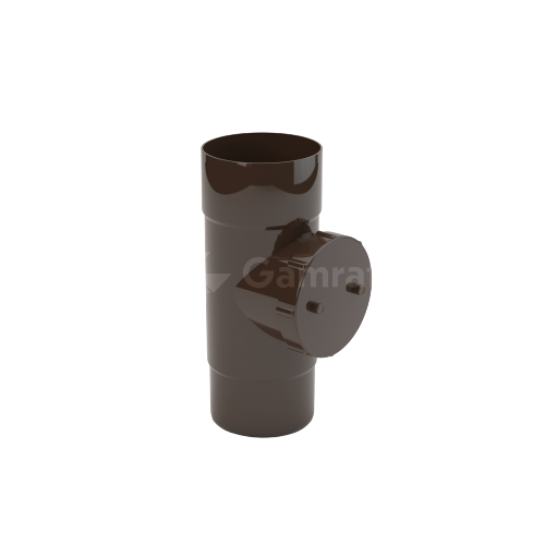 GAMRAT PVC REWIZJA RURY SPUSTOWEJ (110) BRĄZ (RAL 8019)