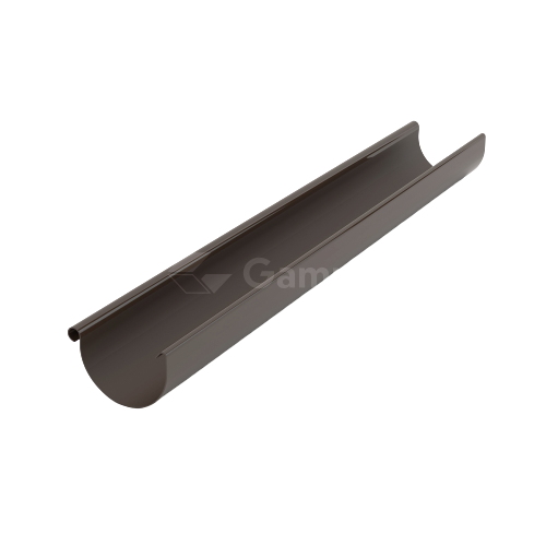 GAMRAT PVC RYNNA DACHOWA (150) L=3mb BRĄZ (RAL 8019)