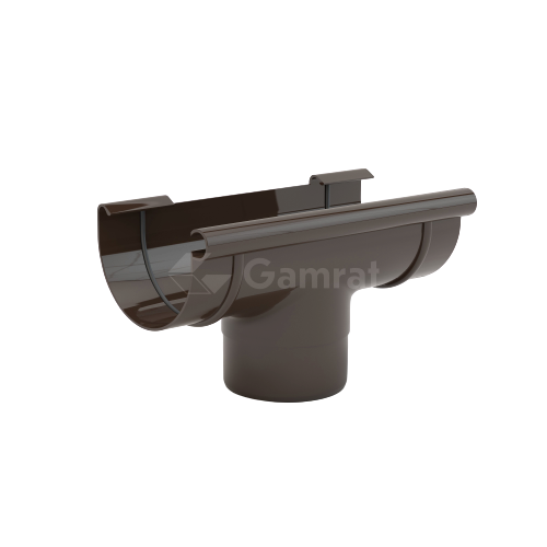 GAMRAT PVC SZTUCER RYNNY (125/110) BRĄZ (RAL 8019)